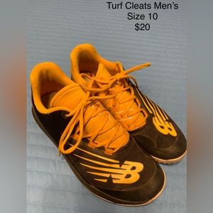 Baseball Turf Cleats, New Balance, Men’s Size 10